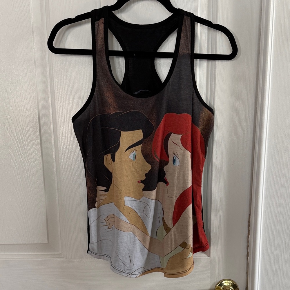 Disney Black and Blue Logo Tank Top